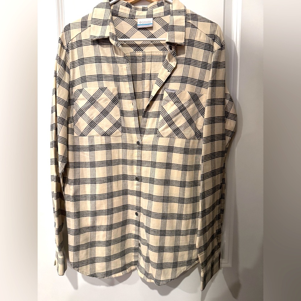 Columbia flannel button down shirt